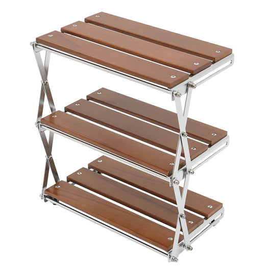 Camping Kitchen Table Picnic Cabinet Folding Cooking Storage Rack Portable