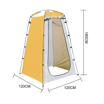Portable Privacy Shower Outdoor Waterproof Changing Room Shelter for Camping Hiking Beach Toilet Shower Bathroom
