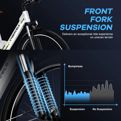 26" Electric E Bike with 7-Speed,1000 Peak Electric Bike for Adults,up 80 Miles Removable Battery Ebike, Adult Electric Bicycles