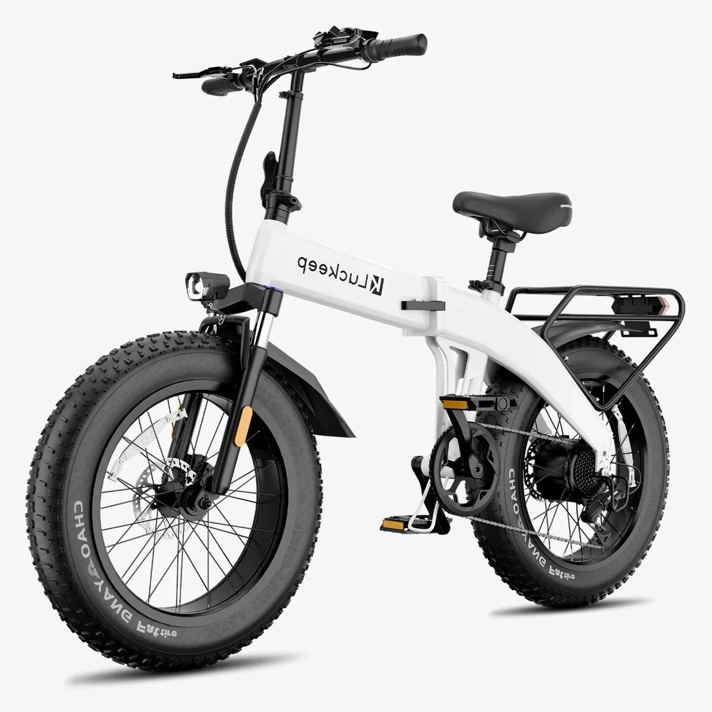 Fold Electric Bike 1400W Peak Motor Removable Battery E Bike 20 Inch Fat Tire.