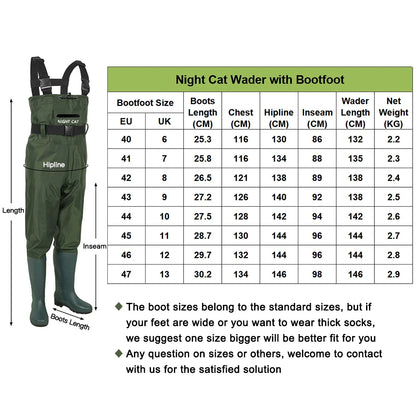 Lightweight Fishing Waders Waterproof Breathable  Fishing Hunting Chest Waders With Boots