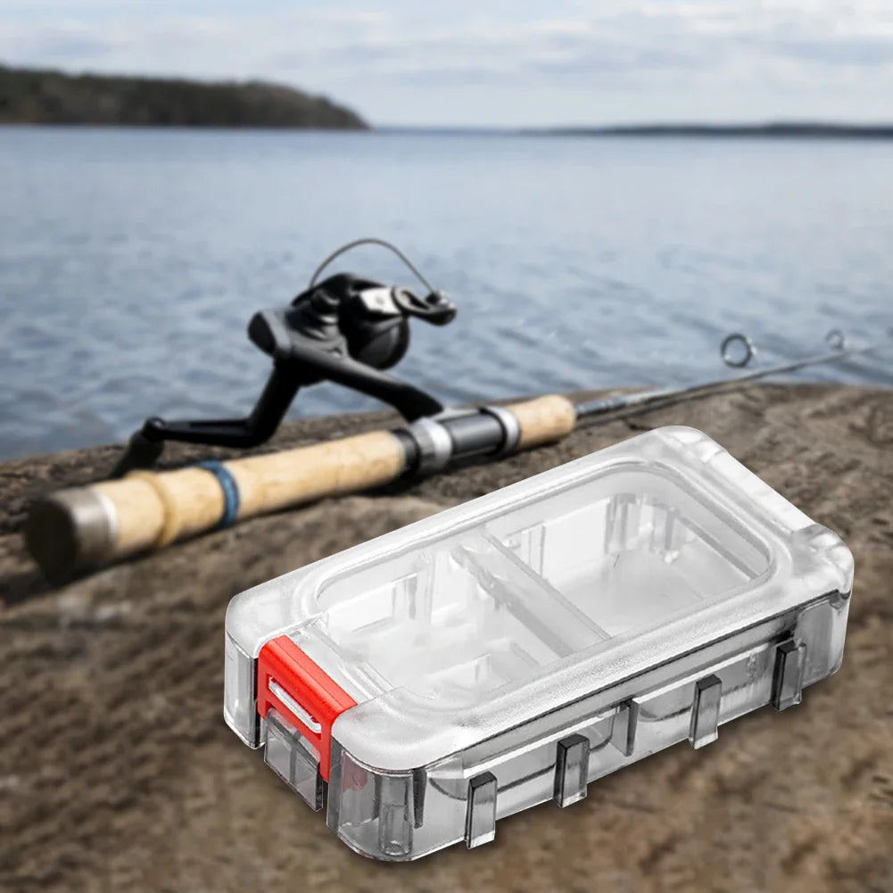 Fishing Tackle Box Waterproof Double Side Storage Container Accessories Organizer Case for Hook Lure