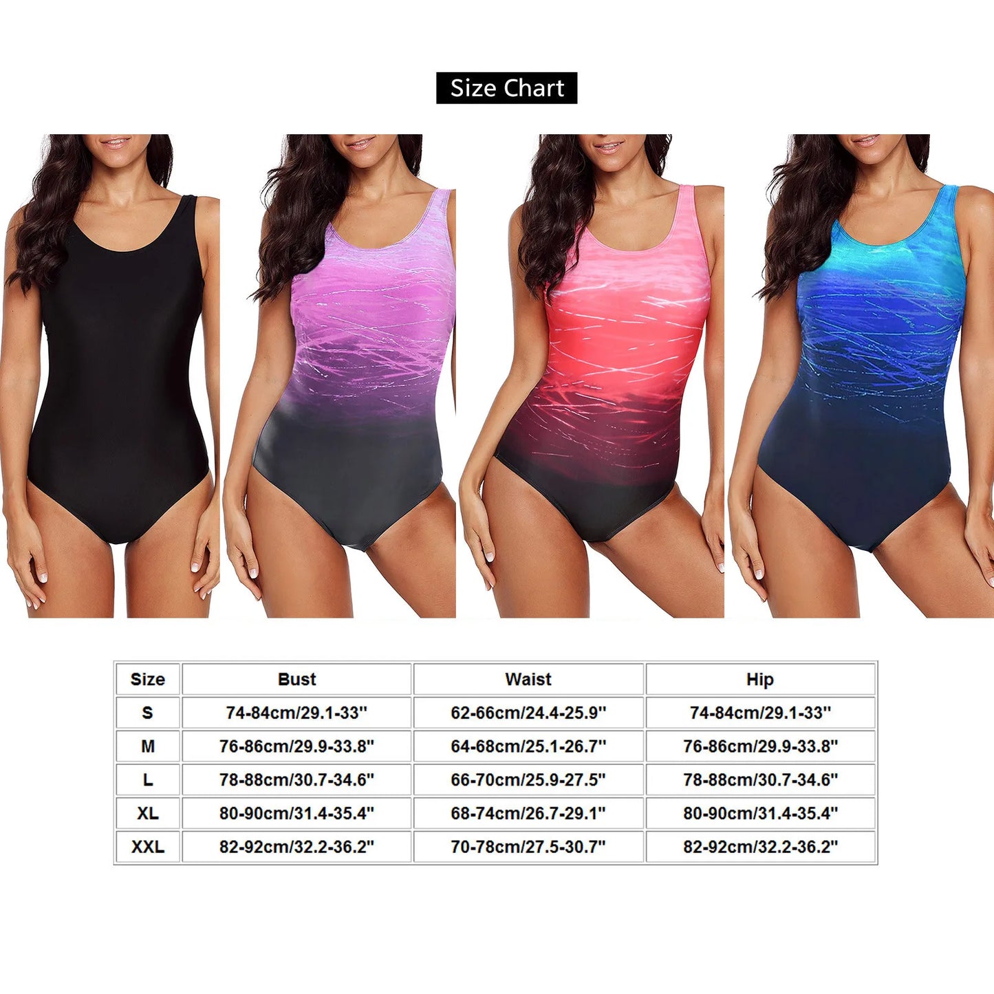 New Sexy Ladies Swimming Sporty Beach Bathing Suit  One Piece For Women