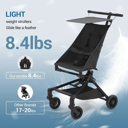 Baby Stroller, Compact for Airplane with Carry Bag Foldable Toddler