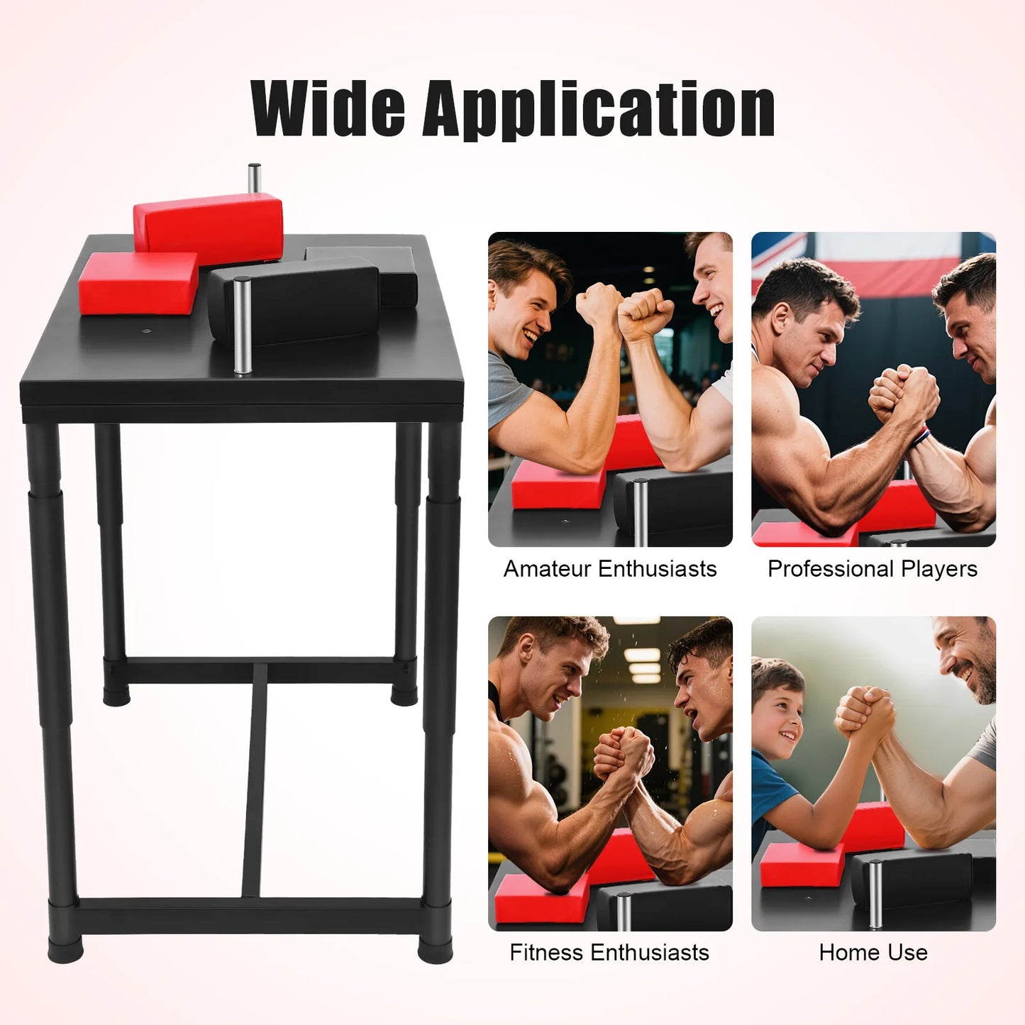 Professional Arm Wrestling Table, Standard Arm Wrestling Battle Table, Standard Wrist Stand Competition Training Equipment