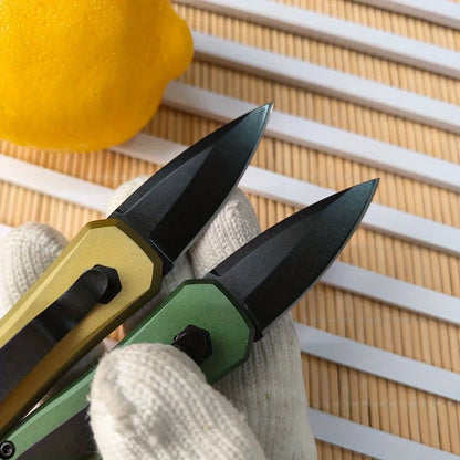 Outdoor Pocket Mini KnifeSteel Blade Aluminum Alloy Handle, Portable Multi-purpose Tools