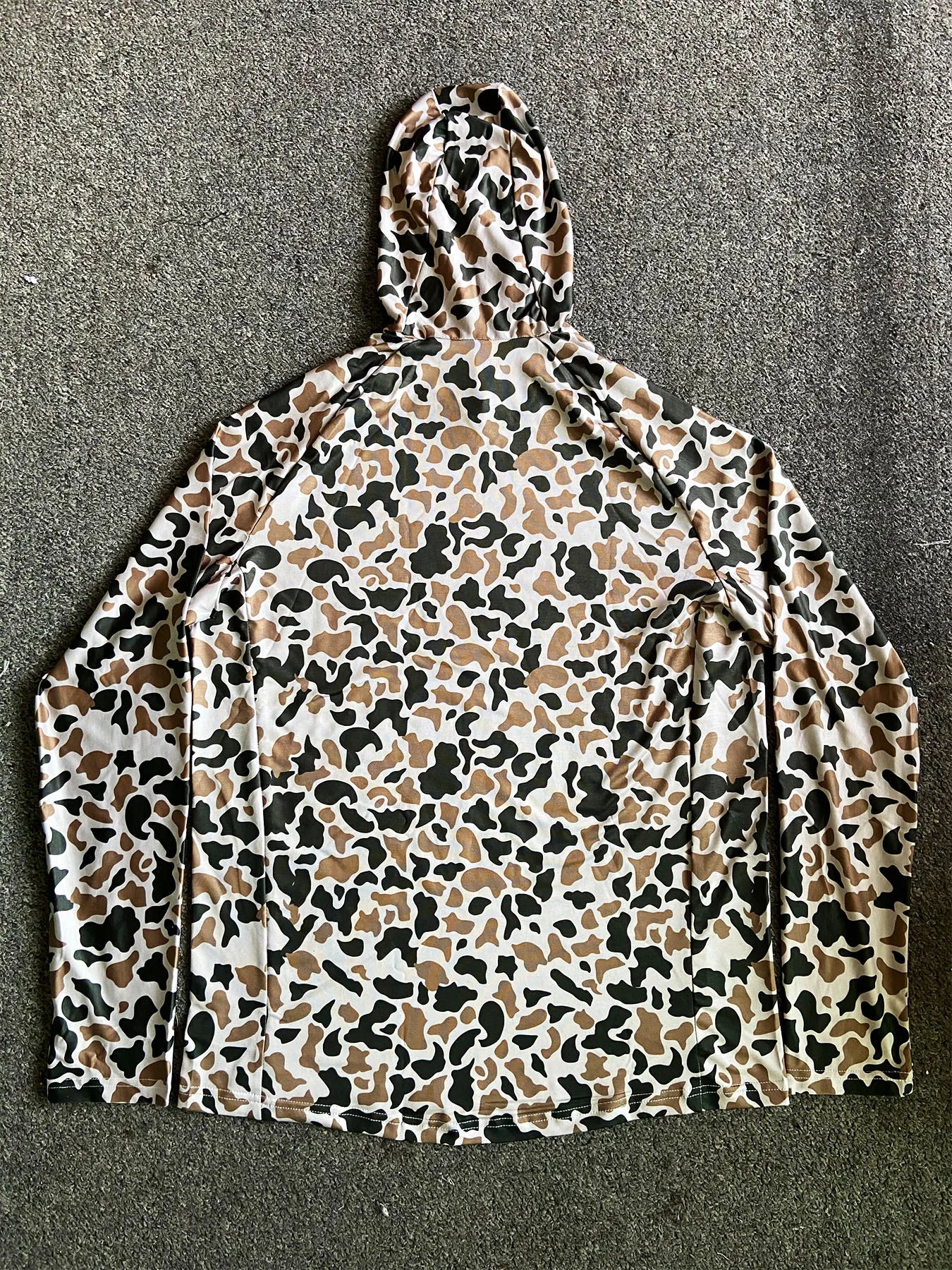 Hoodie Shirt Men Long Sleeve Sun Protection Hunting Jersey Performance Fish Gear