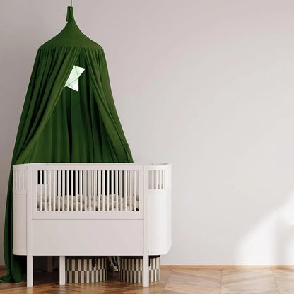 Hanging Round Dome Green Canopy