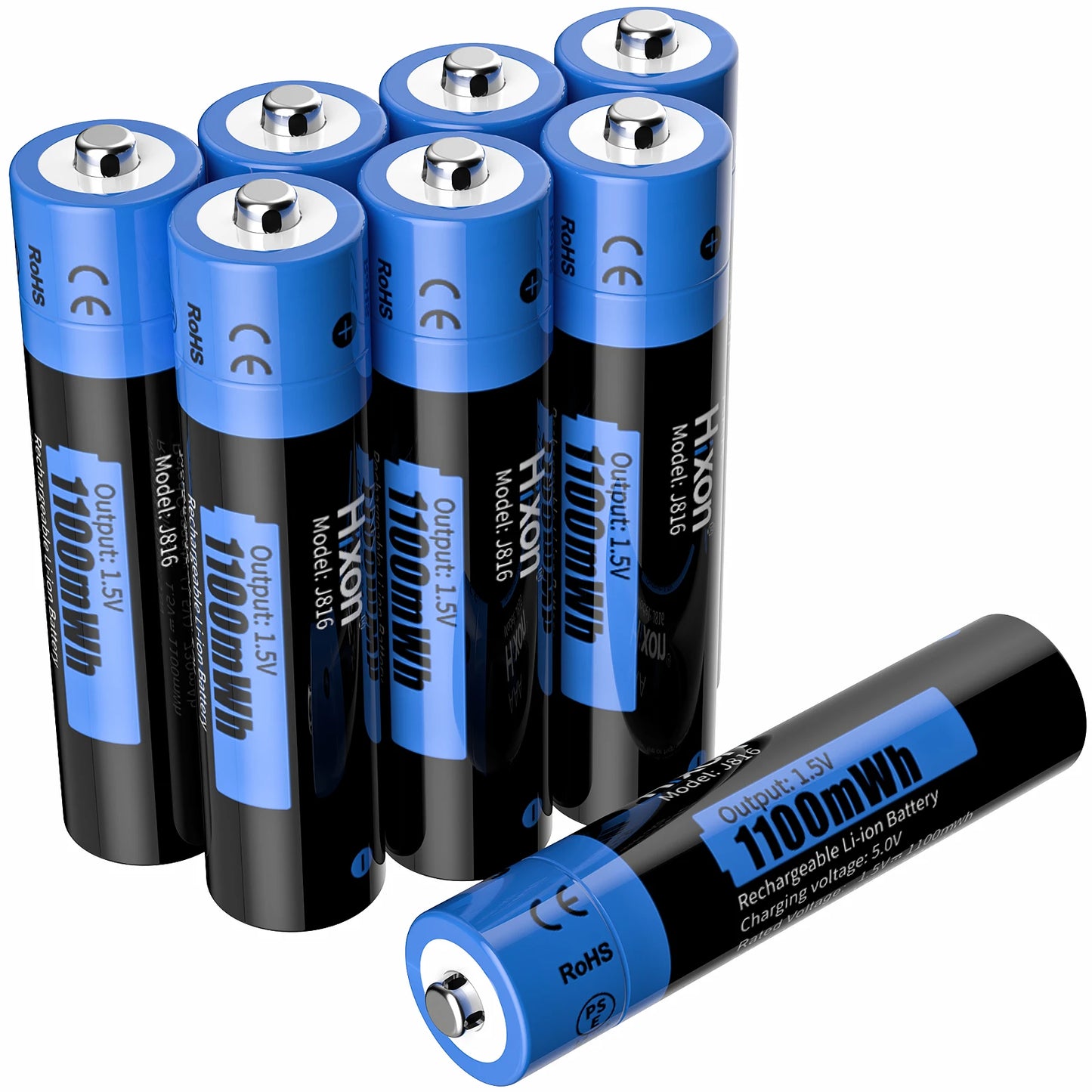 1.5V AA & AAA Lithium Ion Rechargeable Battery For Multiple uses 4 piece