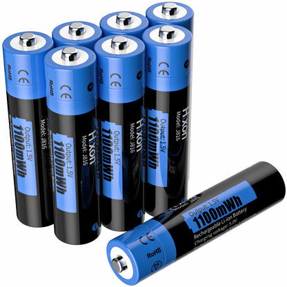 1.5V AA & AAA Lithium Ion Rechargeable Battery For Multiple uses 4 piece