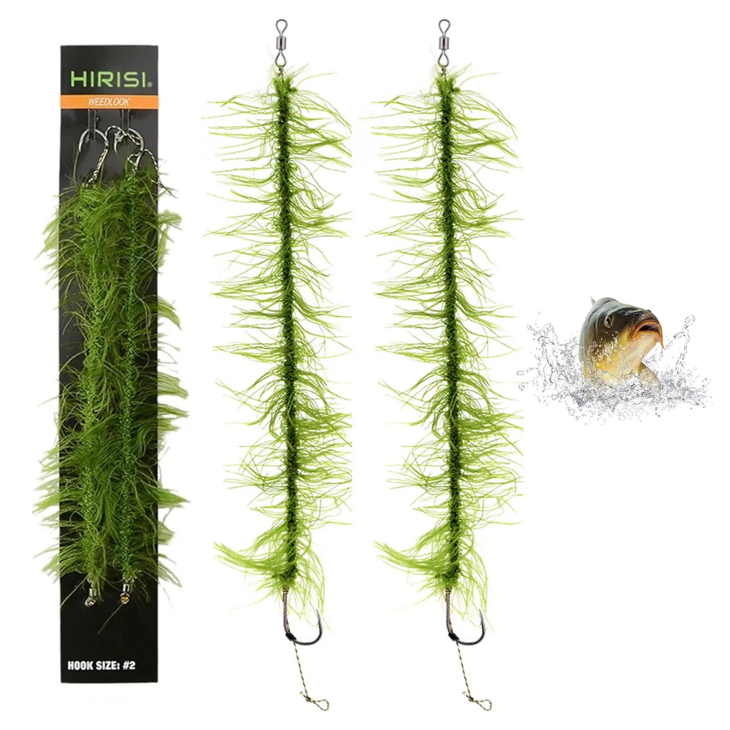 Artificial Grass Carp Lure Baits Sturdy and Durable Material Fishing Bait Suitable for Bass Trout Redfish