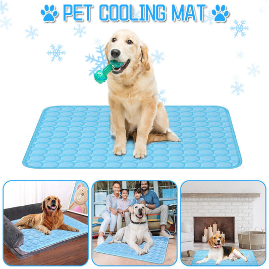 Pet Cooling Mat Cushion  Summer Sleeping Bed
