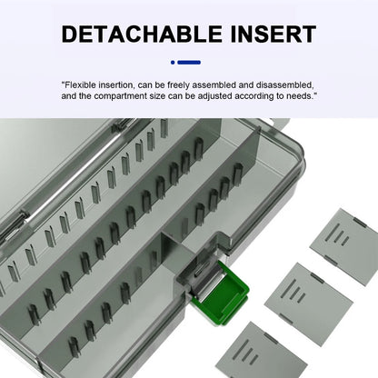 Fishing Tackle Box Large Capacity Waterproof Hook Storage Lure Bait Tray