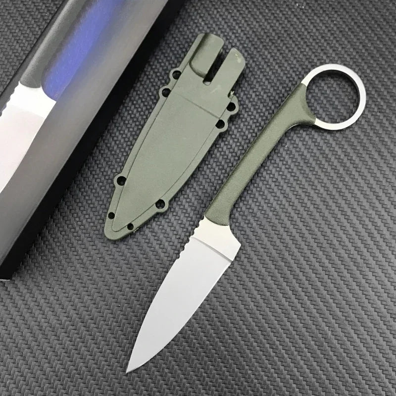 Straight Knife Nylon Handle Blade Sharp Cutting Multi-functional Camping Tool