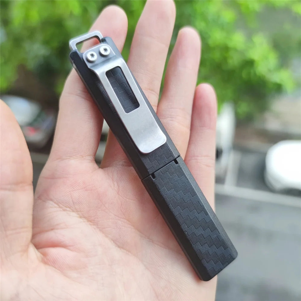 Mini Pocket Knife, Camping Portable Tool  Fixed Blade Tactical  Hiking