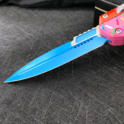 Practical Folding Knife Zinc Alloy Handle Hunting Combat Multi-functional Knives