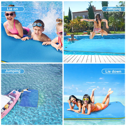 9X6ft Mattress For Swimming  Floating Bed Smooth Soft Comfortabl