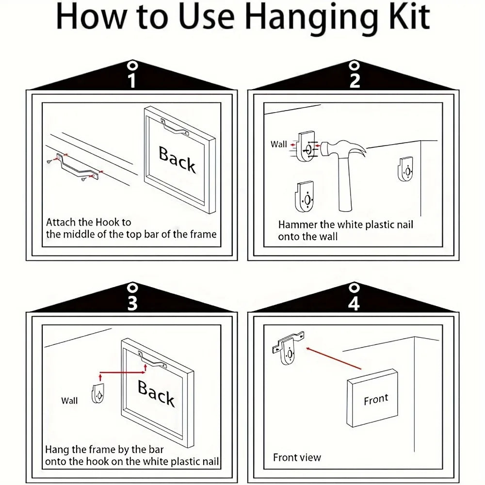 3 Panel Canvas Wall Art - Snow Mountain HD Modern Home decor, living room ,1.5 inch chunky wood frame