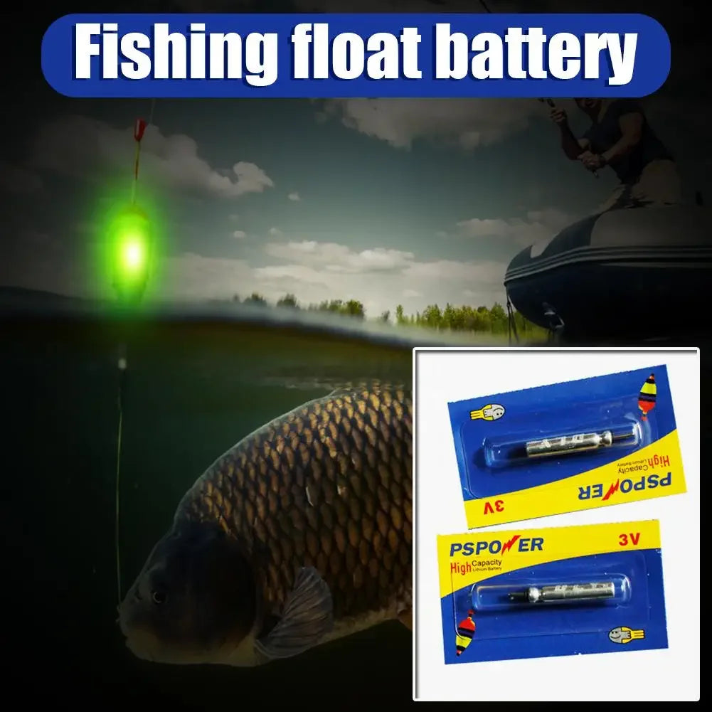1-20PCS Night Fishing Floats 3.6V Lithium Battery