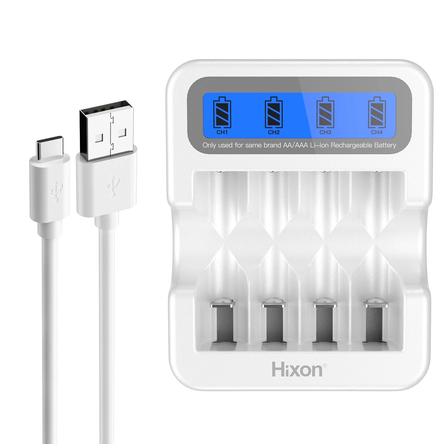 1.5V AA & AAA Lithium Ion Rechargeable Battery For Multiple uses 4 piece