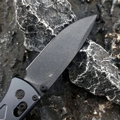 Portable Folding Knife  Steel Blade Aluminum Handle Outdoor Camping hunting