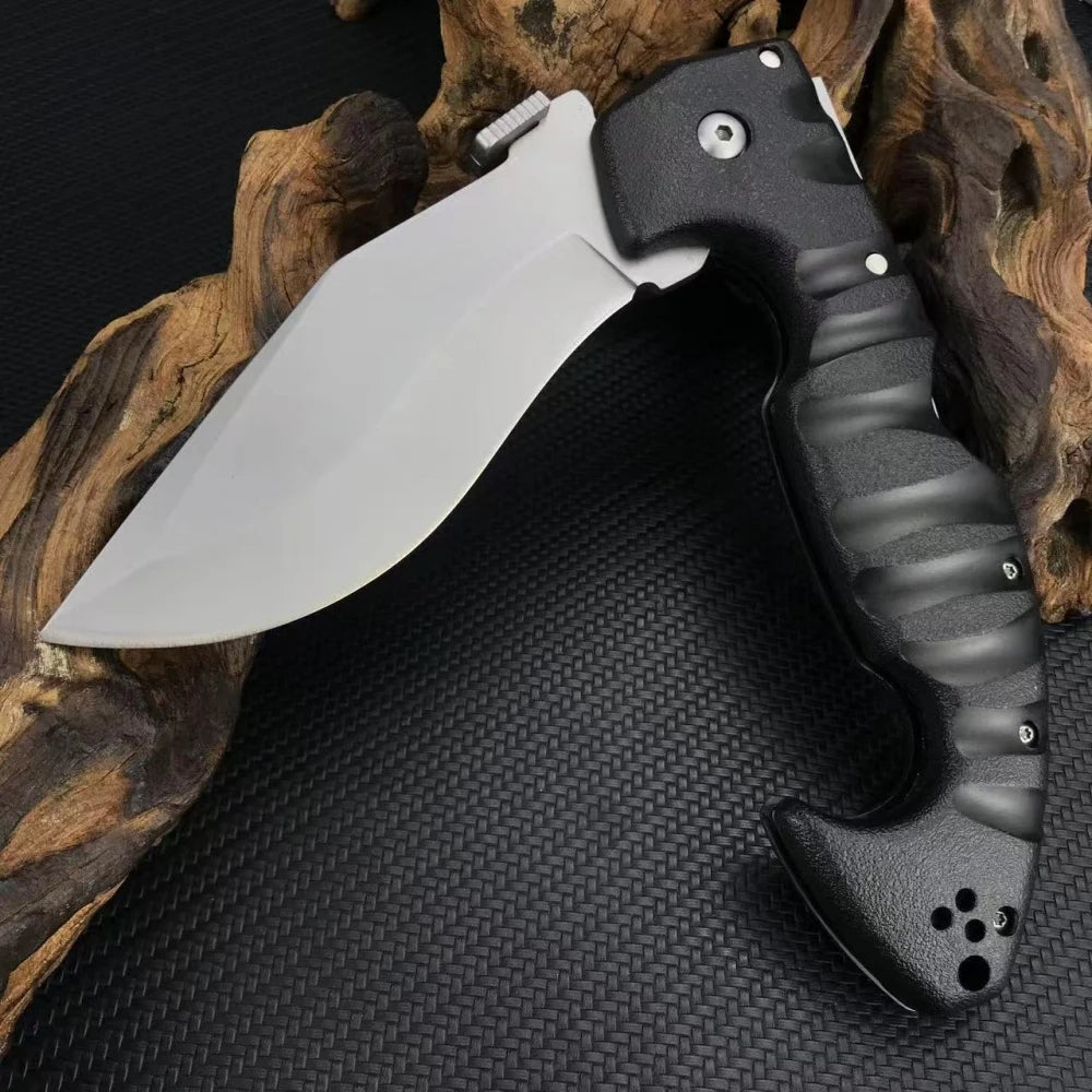 High Quality Folding Knife Blade Survival Hunting Wilderness Combat: Manually Open, Convenient Multi-functional Knife.