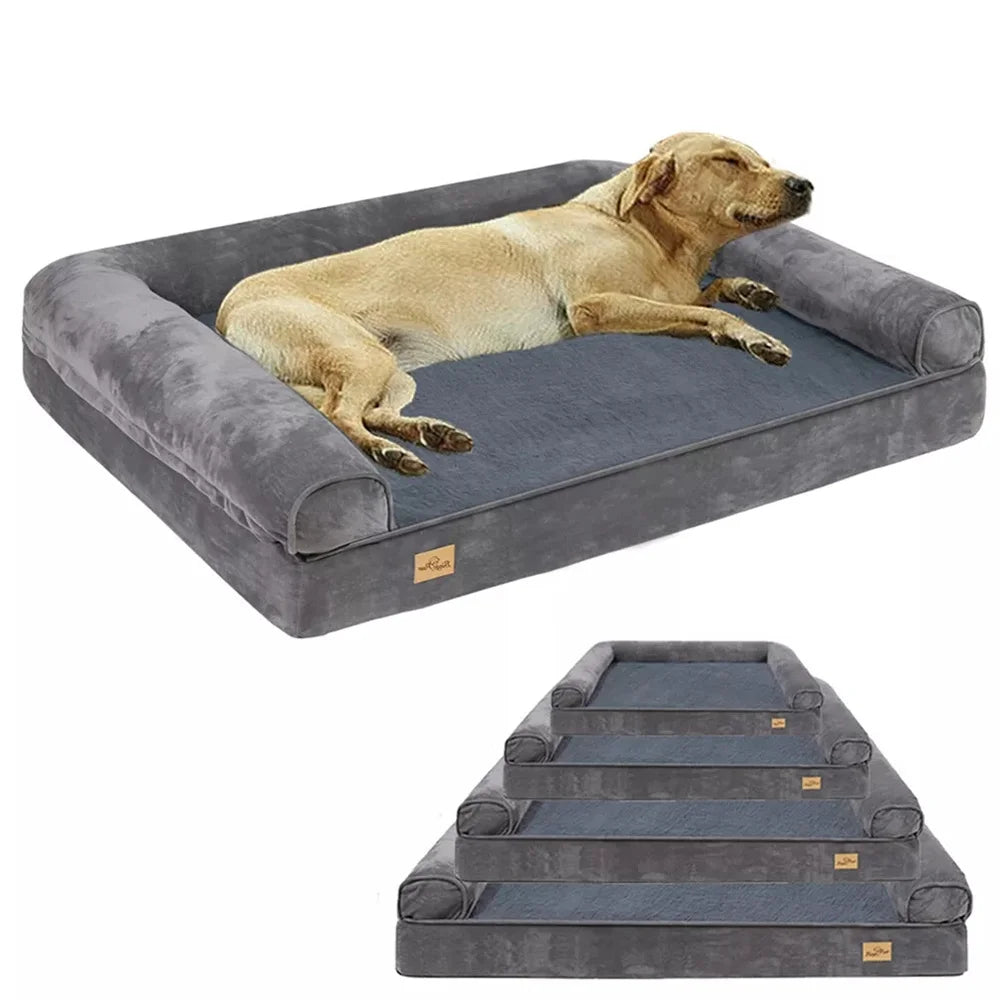 XXXL Large Calming Dog Bed Orthopedic Memory Foam Waterproof Removable Cover
