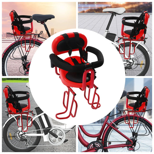 Child Bike Seat Rear Back Safety For Kids Rest Cushion Carrier Rack