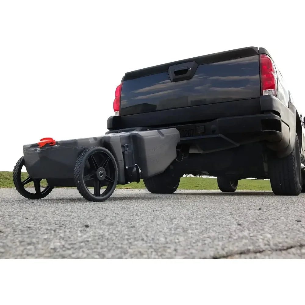 36-Gallon Camper / RV Portable Waste Tank - Features Heavy-Duty Wheels & Built-In Gate Valve