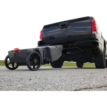 36-Gallon Camper / RV Portable Waste Tank - Features Heavy-Duty Wheels & Built-In Gate Valve