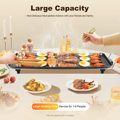 Electric Barbecue Grill, 110V Outdoor Camping, Picnic, Party, Temperature Range 0-250°, 68*28cm