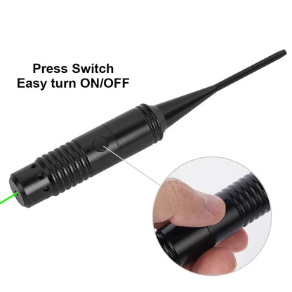 Laser Collimator Sight Kit for Rifle & Pistol Parallel Calibration Hunting Point Sight Suitable for Full Caliber