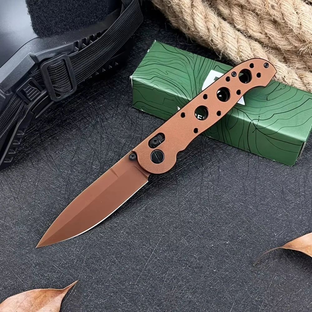 Daily Carry Pocket Knife D2 Steel Blade Nylon Fiber Handle Outdoor Camping Survival Tactics EDC Hunting Knife Men's Gift