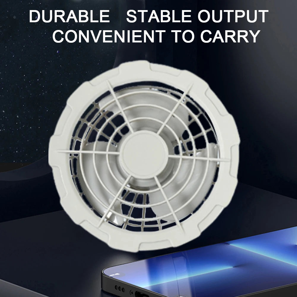 Summer Sport Fan Air Condition Cool Man Woman Outdoor Vest Clothes Jacket Sun Windbreaker Fishing