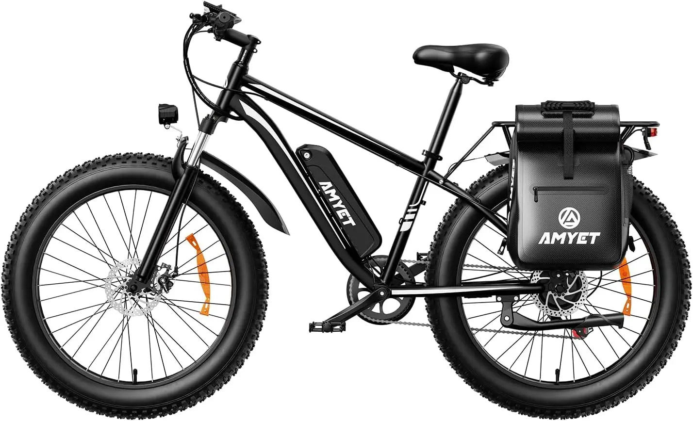 Electric Bike for Adults 1000W 48V 15AH 26" Fat Tire Mountain 31mph Dual Shock Absorber