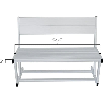 Aluminum Universal Patio and Dock Bench