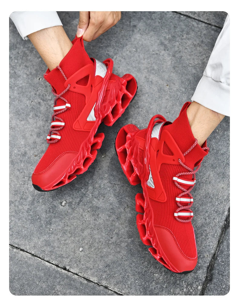 Men's Breathable Walking Tennis Running Shoes Blade Fashion Sneakers