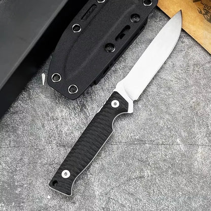 High Hardness Straight Knife Steel Blade Handle Outdoor Camping Survival Hunting Knife Cutting Knife