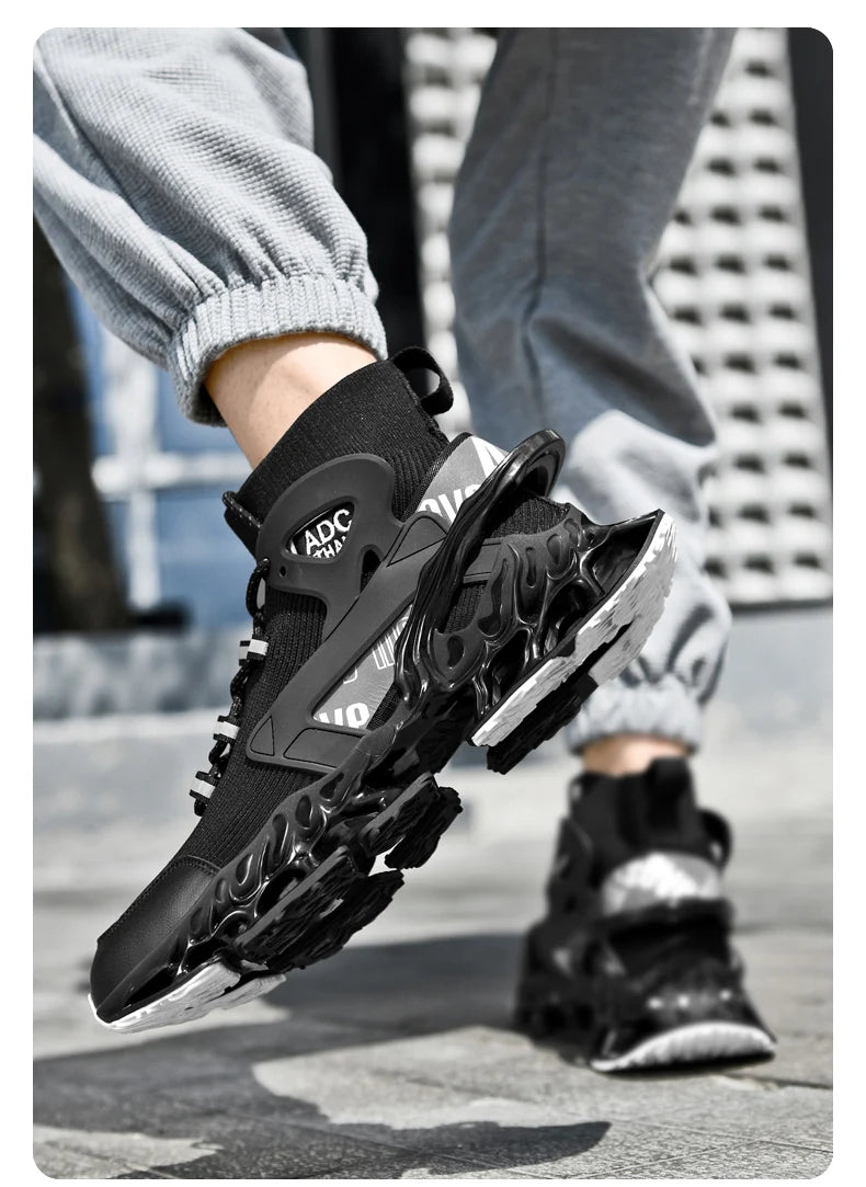 Men's Breathable Walking Tennis Running Shoes Blade Fashion Sneakers