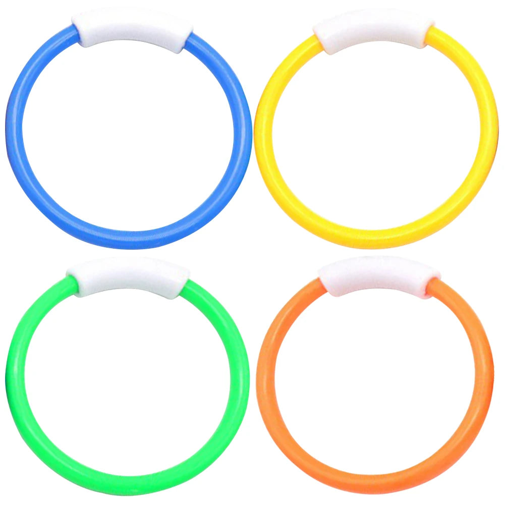 4Pcs Pool Games Sinking  Multicolor Underwater Diving