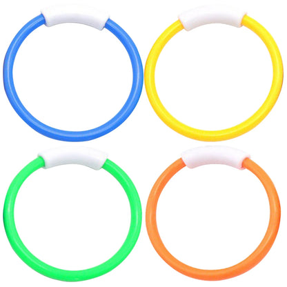 4Pcs Pool Games Sinking  Multicolor Underwater Diving