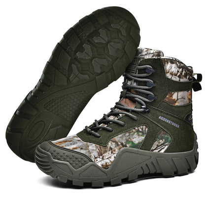 Men's waterproof hiking boots, lightweight outdoor work boots, stylish and durable