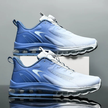 Men's shock-absorbing sports shoes, men's anti slip walking shoes, lightweight and breathable running shoes, sports and fitness