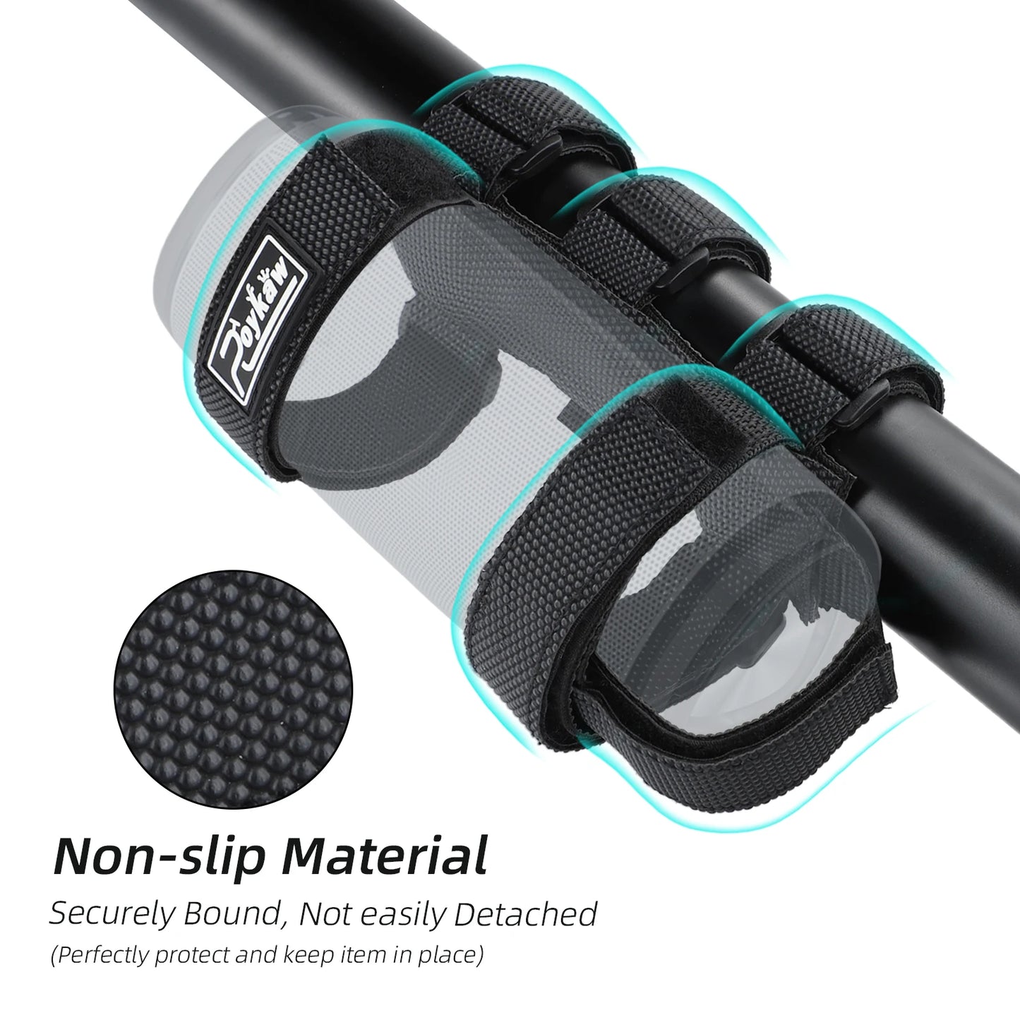 Portable Speaker Mount for Golf Cart Mountain Bike/Motorcycle Bar Rail, Outdoors Bluetooth Speaker Attachment