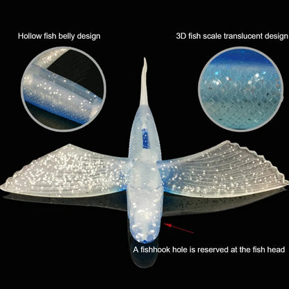 1-10PCS Fishing Lure Bait Soft Bait Tuna Lures Pink Trolling Bird Shaped Teaser For Fishing Tackle