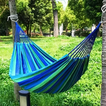 Portable  Hammock  Hanging Sturdy & Comfortable lTree Straps, Up to 440 l
