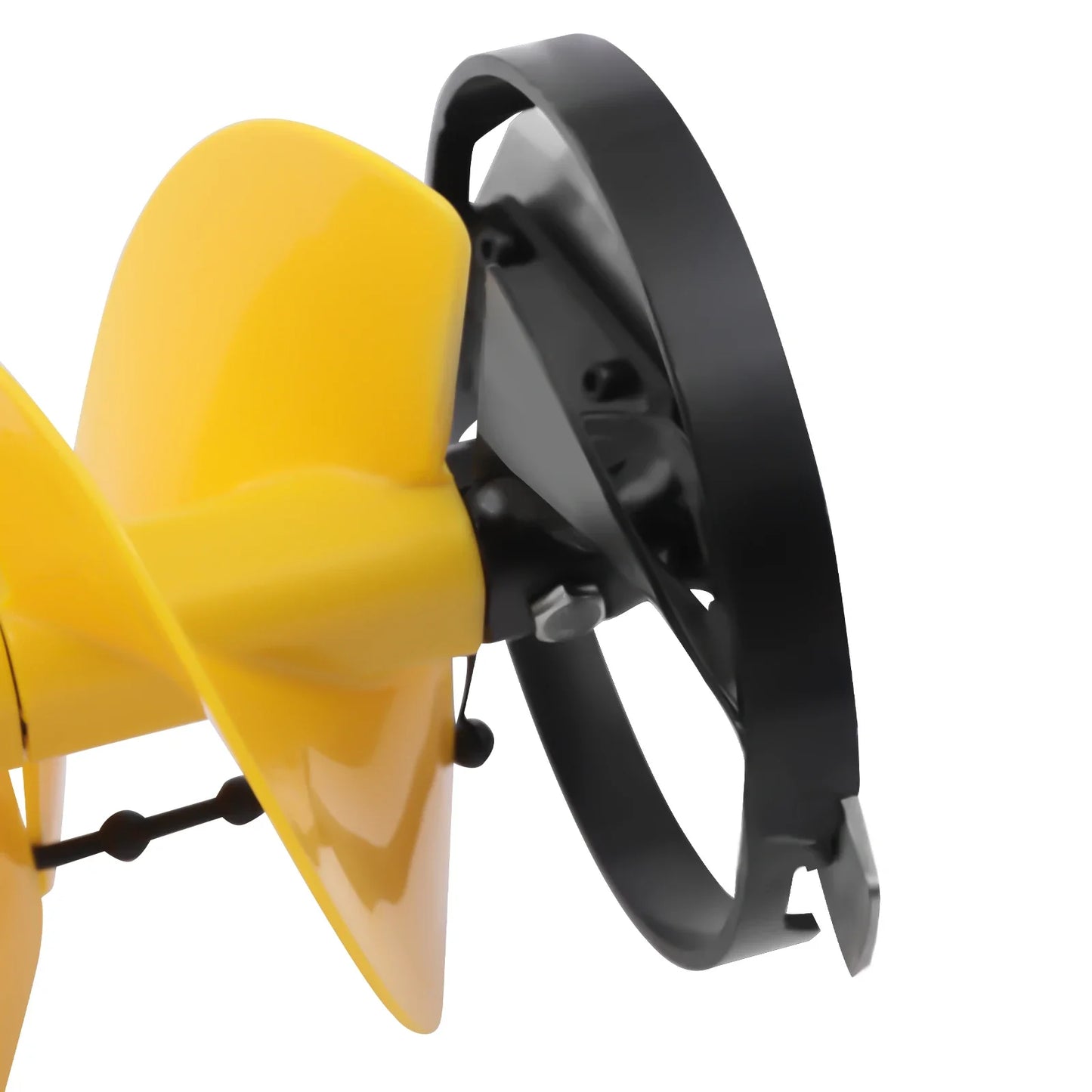 Cordless Nylon Ice Drill Double Spiral Fan/X Blades Three-layer Winter Fishing Drill