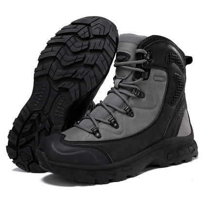 Men's mountain climbing motorcycle boots, outdoor hiking boots, CAMPING