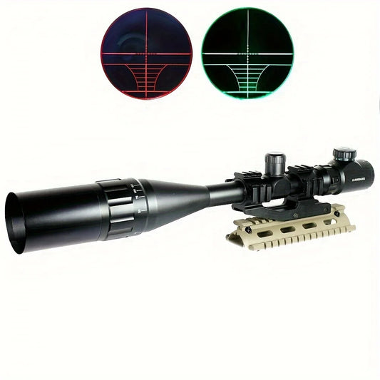 6-24x50 AO EG Illuminated Mil Dot Hunting Rifle Scope W/ PEPR Mount+Sunshade