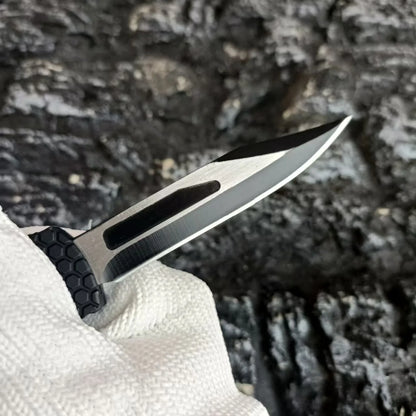 Portable Multi-purpose Pocket Knife with Zinc Alloy Handle   Outdoor Knife for Hiking, Camping and Exploration